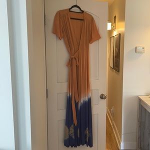 The Odells ~Batik melina wrap dress ~ Size M